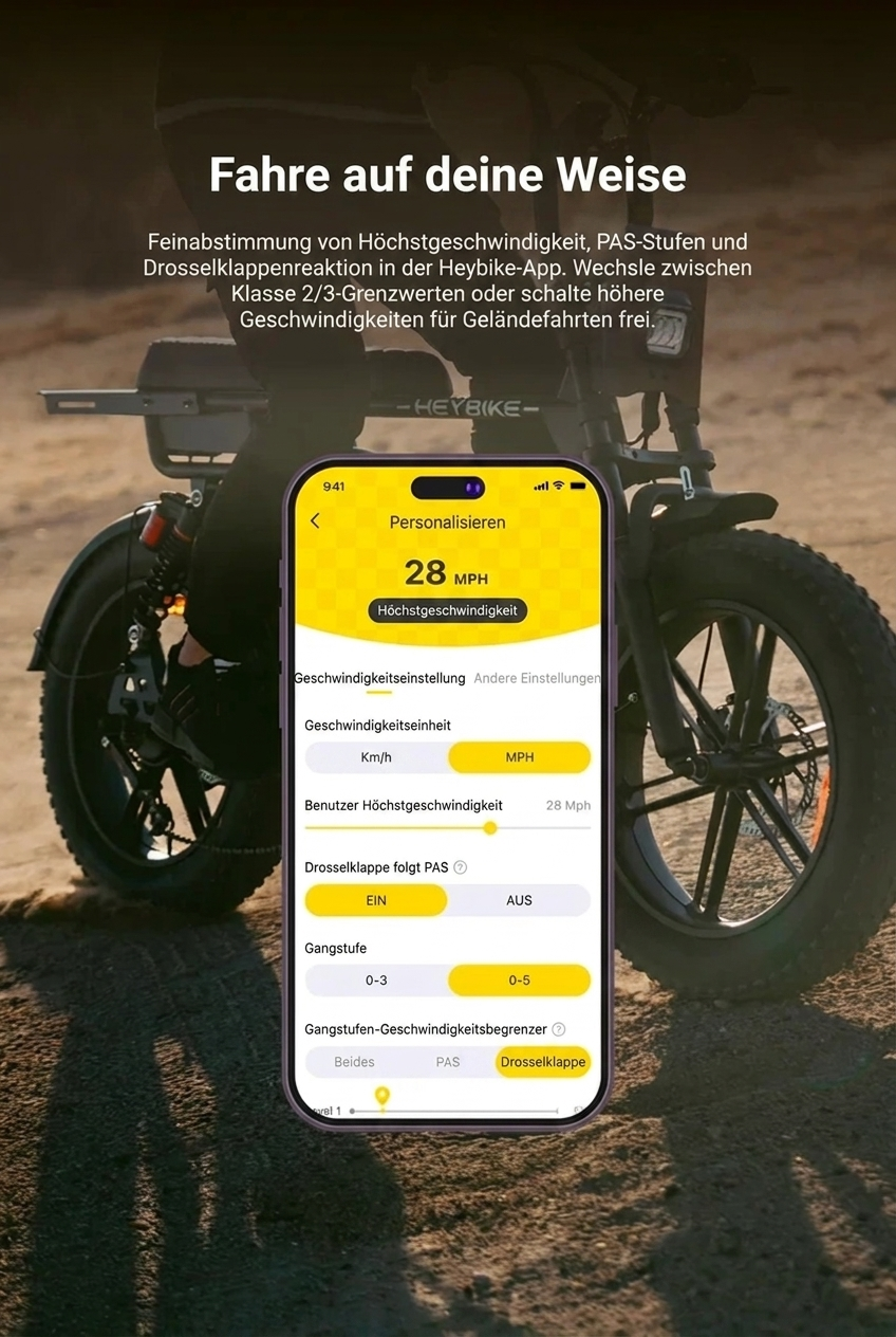Fahren Sie auf Ihre Weise – Heybike App